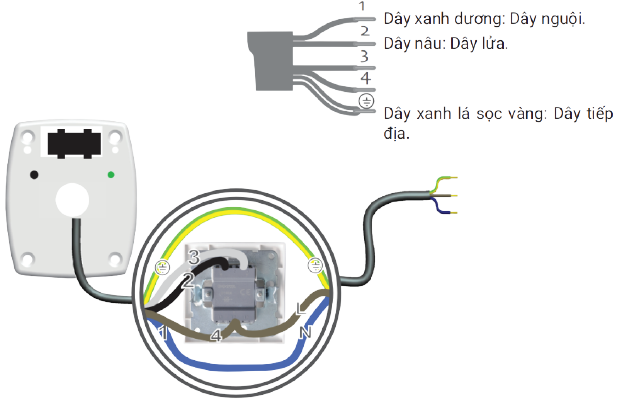 cài đặt động cơ rèm DT99LM 1