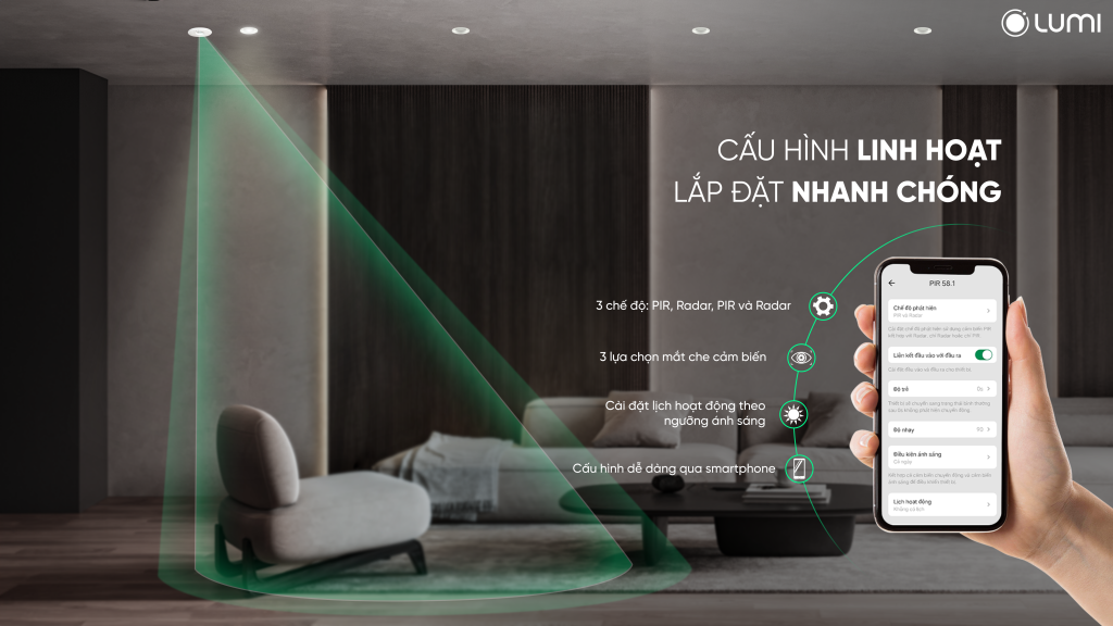 Cảm biến hiện diện Lumi 3