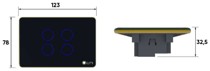 công tắc cổng luto 13