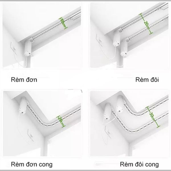 Ray rèm tự động Aqara 4