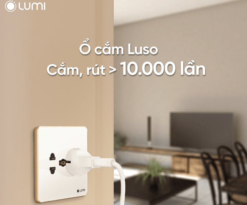 Ổ cắm âm tường luso